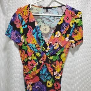 CABLE & GAUGE floral shirt